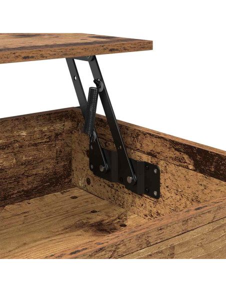 Tavolino da salotto Legno vecchio 70x50x50cm Legno multistrato