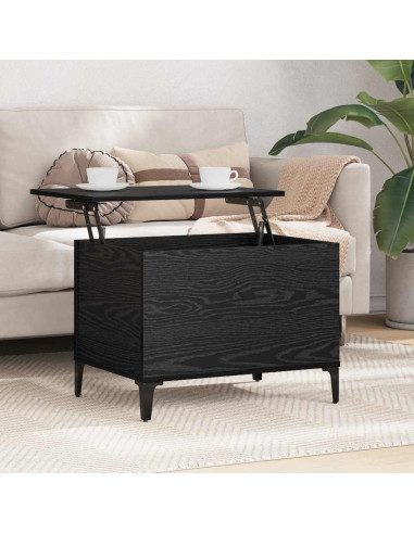 Tavolino da salotto Rovere nero 60 x 44.5 x 45 cm