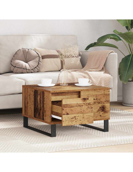 Tavolino da salotto Legno vecchio 55 x 55 x 36.5 cm