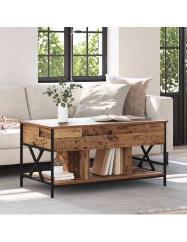 Tavolino da salotto Legno vecchio 100 x 55 x 50 cm