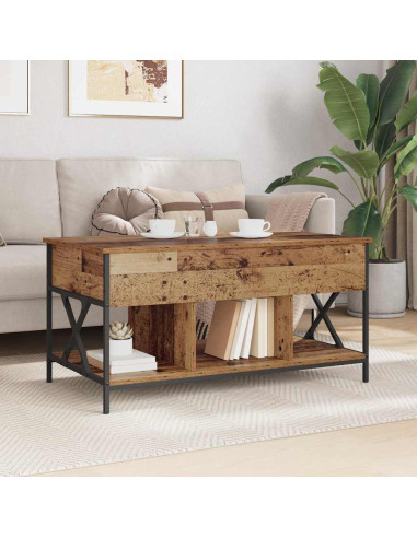 Tavolino da salotto Legno vecchio 100 x 55 x 50 cm