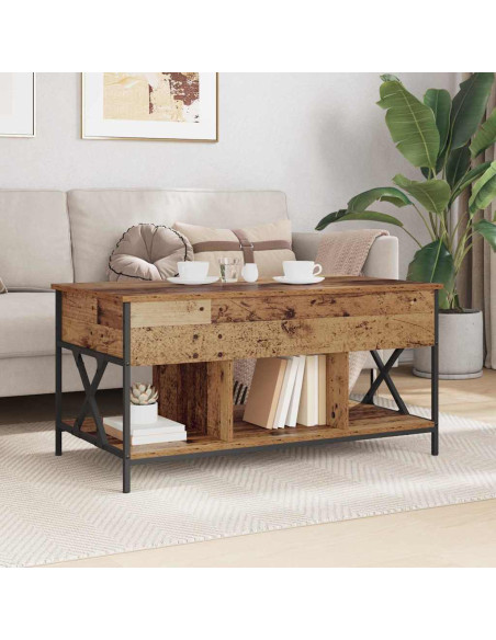 Tavolino da salotto Legno vecchio 100 x 55 x 50 cm