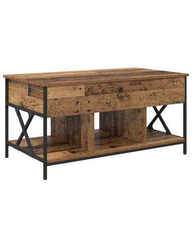 Tavolino da salotto Legno vecchio 100 x 55 x 50 cm