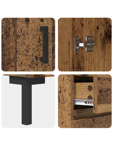 Credenza Legno vecchio 69.5 x 34 x 90 cm Legno multistrato