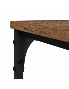 Tavolo laterale Legno vecchio 50 x 35 x 52 cm Legno multistrato 2