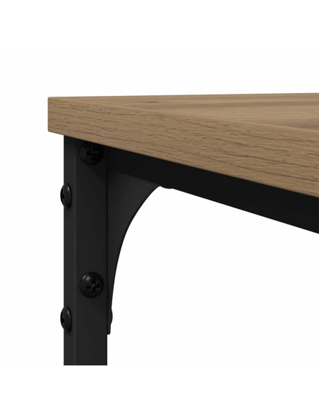 Tavolo laterale rovere artigianale 50 x 35 x 52 cm