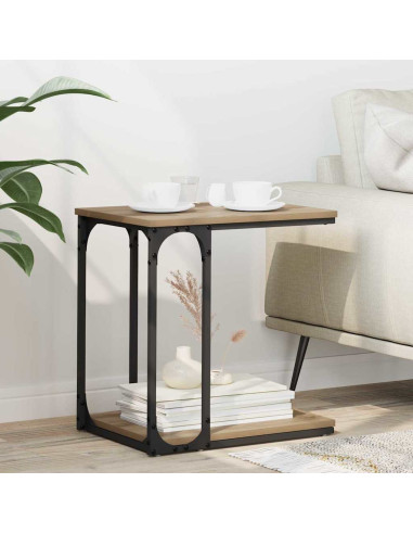 Tavolo laterale rovere artigianale 50 x 35 x 52 cm