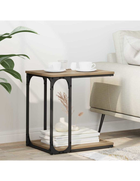 Tavolo laterale rovere artigianale 50 x 35 x 52 cm