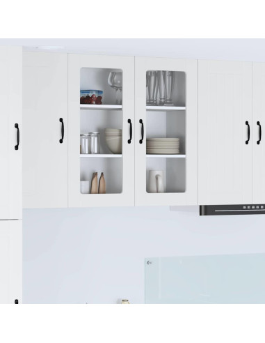 Pensile cucina Bianco 80 x 31 x 80 cm Legno multistrato