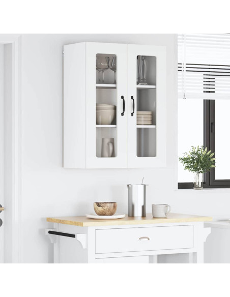 Pensile cucina Bianco 60 x 31 x 80 cm Legno multistrato