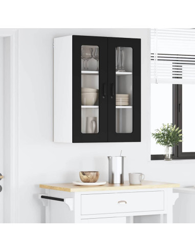 Pensile cucina Nero 60 x 31 x 80 cm Legno multistrato