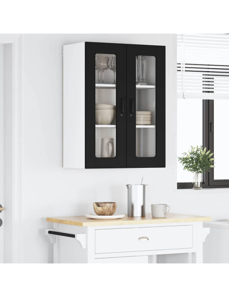 Pensile cucina Nero 60 x 31 x 80 cm Legno multistrato