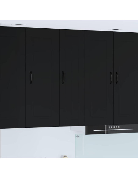 Pensile cucina Nero 30 x 31 x 100 cm Legno multistrato