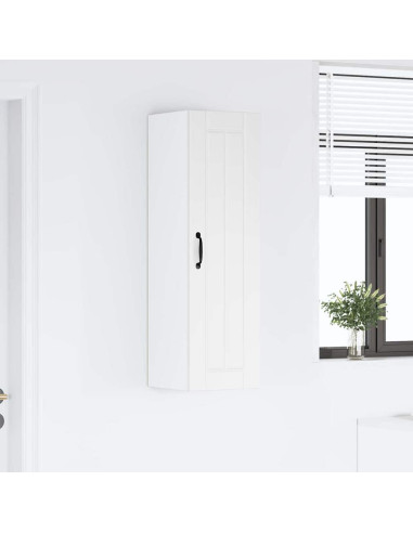 Pensile cucina Bianco Lucido 30 x 31 x 100 cm Legno multistrato