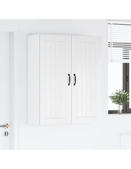 Pensile cucina Bianco Lucido 80 x 31 x 100 cm Legno multistrato