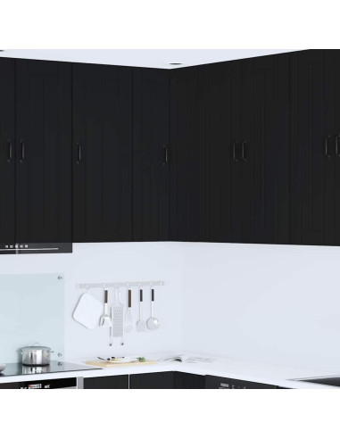 Pensile cucina Nero 57 x 57 x 100 cm Legno multistrato