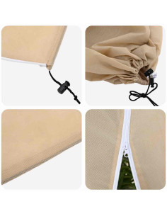 Coperture in Fleece per Protezione Antigelo delle Piante 5 pcs 2