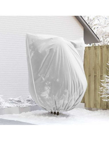 Coperture in Fleece per Protezione Antigelo delle Piante Bianco