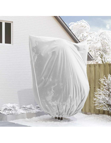 Coperture in Fleece per Protezione Antigelo delle Piante Bianco