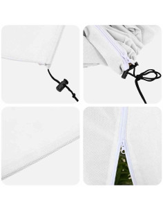 Coperture in Fleece per Protezione Antigelo delle Piante 3 pcs 2