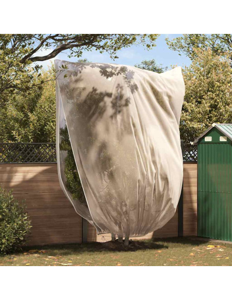 Coperture in Fleece per Protezione Antigelo delle Piante Beige