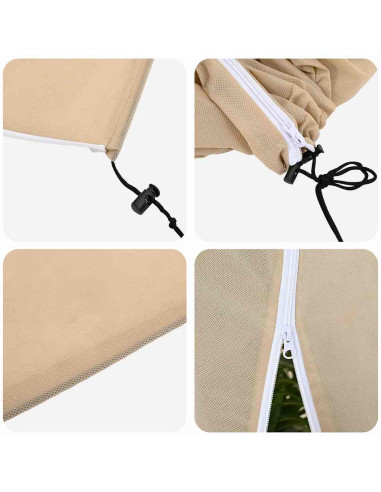 Coperture in Fleece per Protezione Antigelo delle Piante 3 pcs