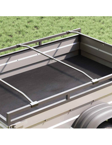 adatto per supporto per telo piatto 3 pcs Argento 100-145 cm