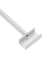 adatto per supporto per telo piatto 2 pcs Argento 130-210 cm 2