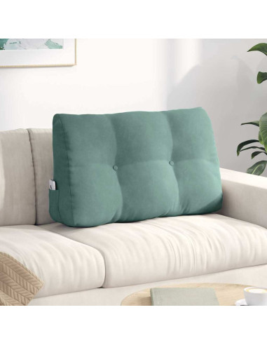 Cuscino per Schiena Verde Mare 80 x 24 x 50 cm Velluto