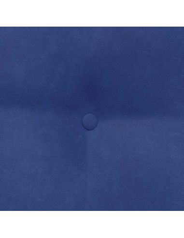 Cuscino per Schiena Blu Polizia 80 x 24 x 50 cm Velluto