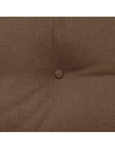 Cuscino per Schiena Marrone 140 x 24 x 50 cm Tessuto