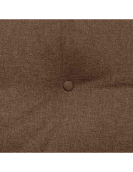 Cuscino per Schiena Marrone 140 x 24 x 50 cm Tessuto