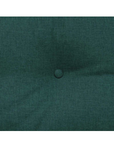 Cuscino per Schiena Verde Scuro 140 x 24 x 50 cm Tessuto 2