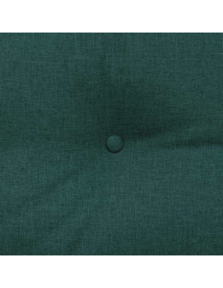 Cuscino per Schiena Verde Scuro 140 x 24 x 50 cm Tessuto