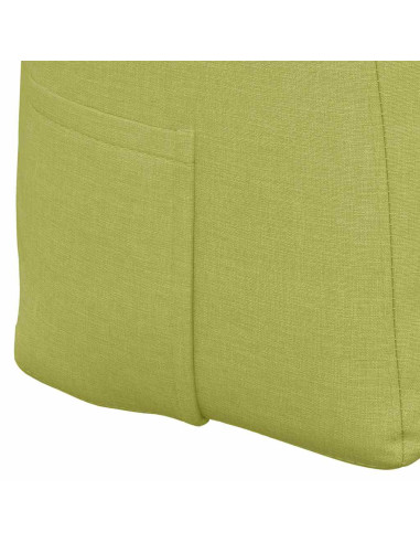Cuscino per Schiena Verde chiaro 140 x 24 x 50 cm Tessuto