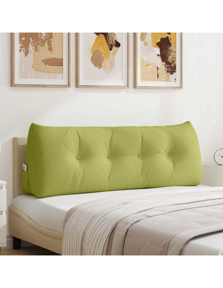 Cuscino per Schiena Verde chiaro 140 x 24 x 50 cm Tessuto