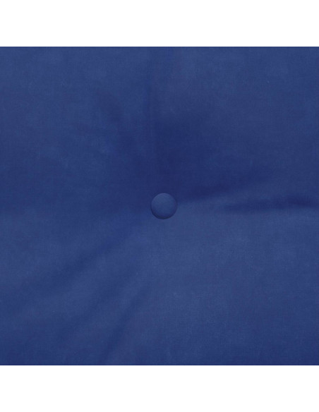 Cuscino per Schiena Blu Polizia 140 x 24 x 50 cm Velluto
