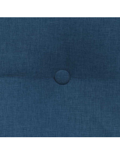 Cuscino per Schiena Blu 160 x 24 x 50 cm Tessuto 2