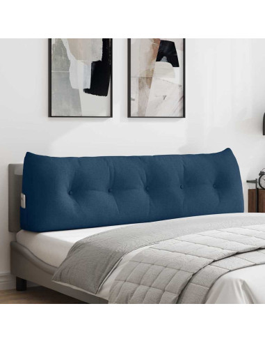 Cuscino per Schiena Blu 160 x 24 x 50 cm Tessuto