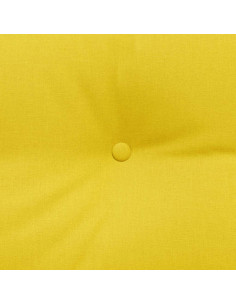 Cuscino per Schiena Giallo Chiaro 160 x 24 x 50 cm Tessuto 2