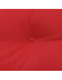 Cuscino per Schiena Rosso 160 x 24 x 50 cm Tessuto 2