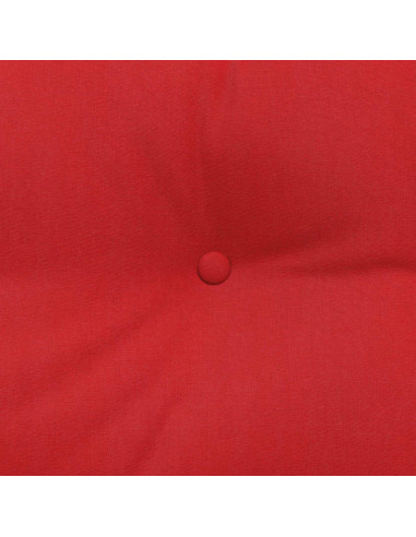 Cuscino per Schiena Rosso 160 x 24 x 50 cm Tessuto