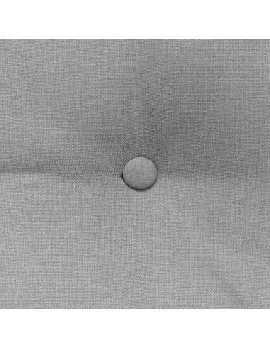 Cuscino per Schiena Grigio Nuvola 160 x 24 x 50 cm Tessuto