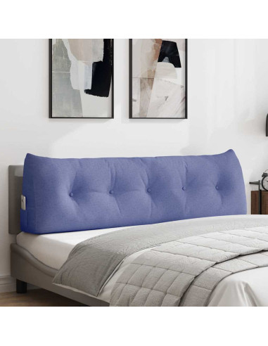Cuscino per Schiena Blu jeans 160 x 24 x 50 cm Tessuto
