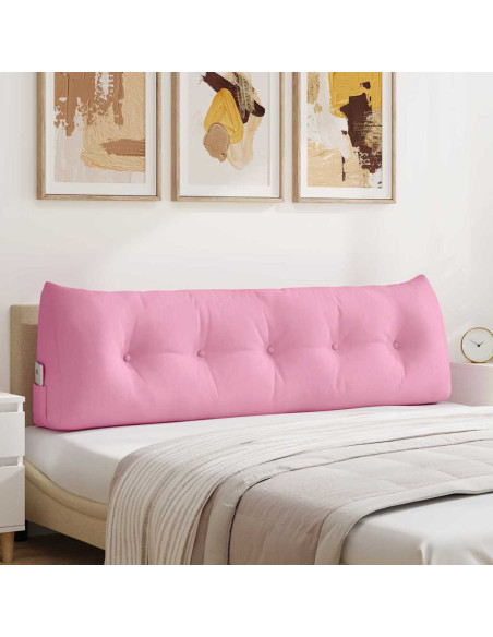 Cuscino per Schiena Rosa 160 x 24 x 50 cm Tessuto