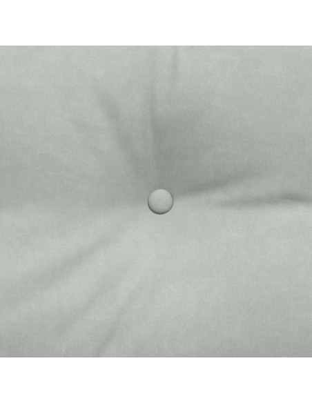 Cuscino per Schiena Grigio chiaro 160 x 24 x 50 cm Velluto