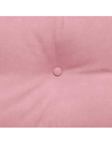 Cuscino per Schiena Rosa 160 x 24 x 50 cm Velluto