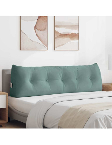 Cuscino per Schiena Verde Mare 160 x 24 x 50 cm Velluto