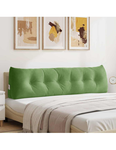 Cuscino per Schiena Verde chiaro 180 x 24 x 50 cm Velluto