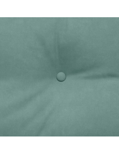 Cuscino per Schiena Verde Mare 180 x 24 x 50 cm Velluto